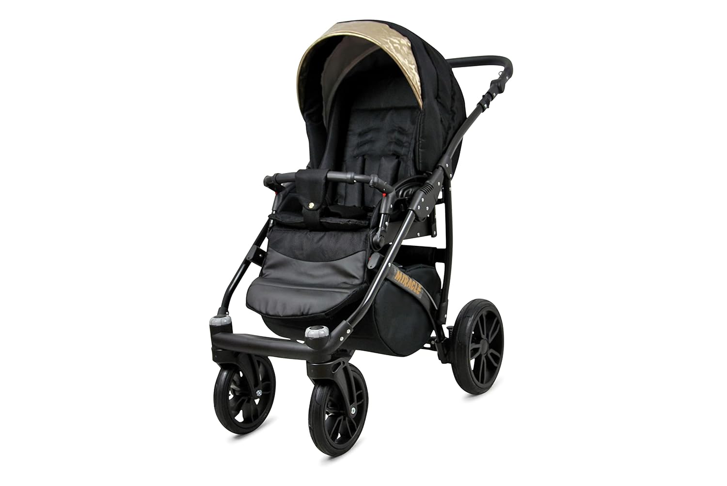 BabyLux® Bambimo Set Passeggino 3 in 1 - Optimal - incl. Navicella, Seduta Passeggino, Seggiolino Auto Ovetto - Seggiolino Auto - Set Passeggino - Passeggino Combinato con Borsa Fasciatoio, Parapioggia ecc.