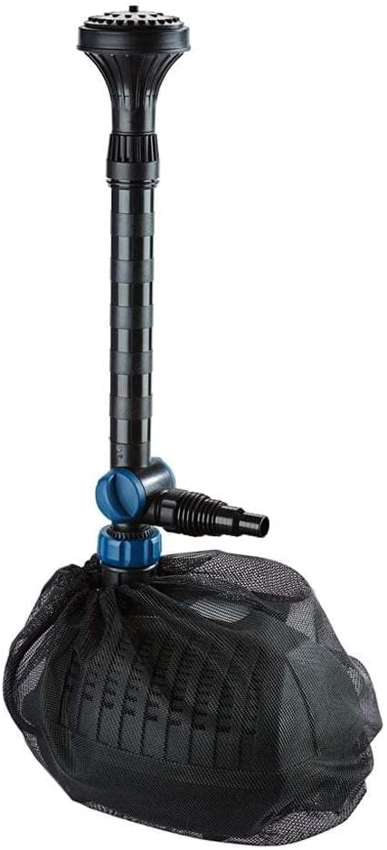 OASE 20249 Filterpumpe AquaMax Eco Classic 3500E, 3500 l/h Förderleistung, energiesparende Bachlaufpumpe, Teichpumpe, Filter, Pumpe, Bachlauf, Schwarz