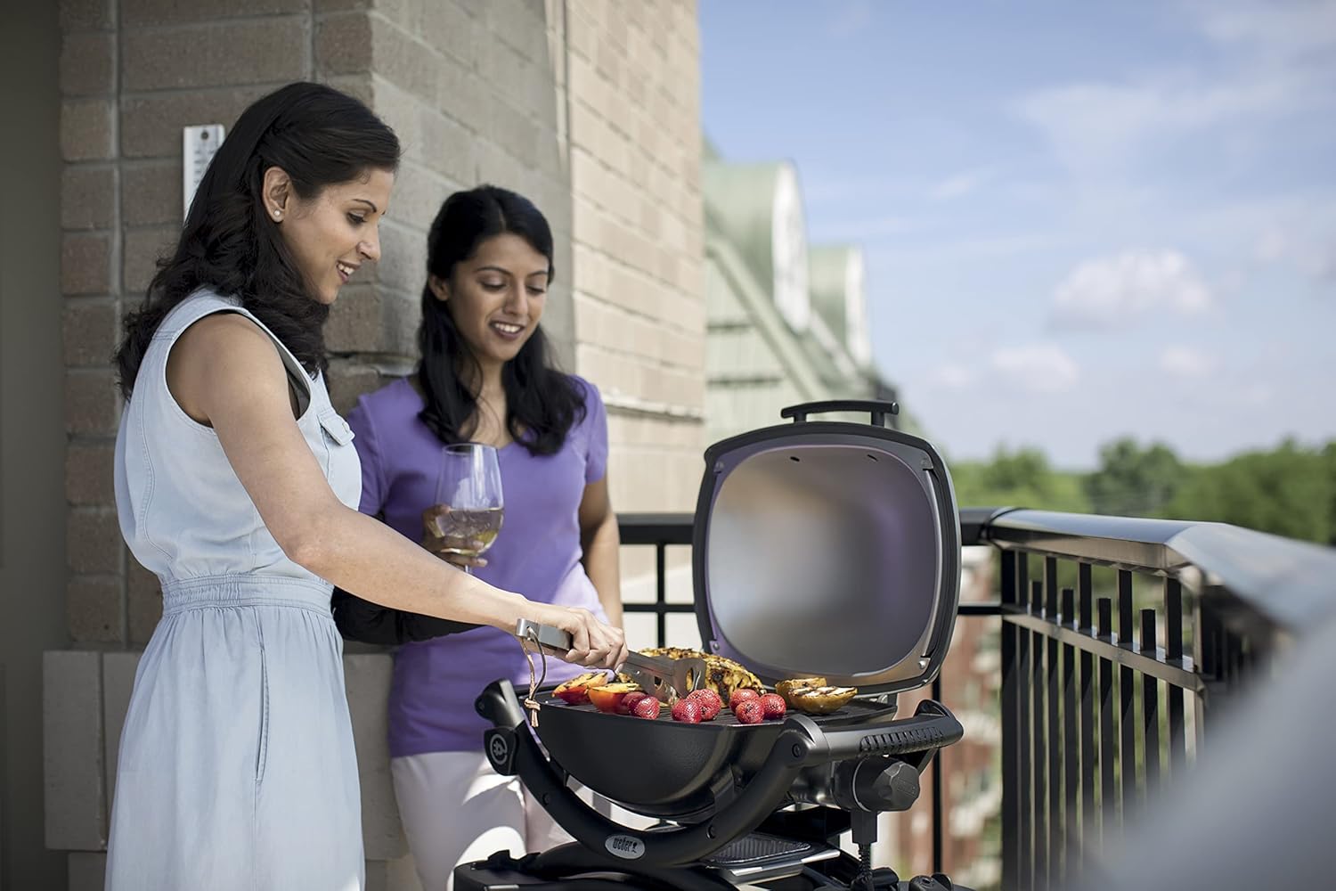 Weber Q1400 E-Grill grigio scuro 2200 watt