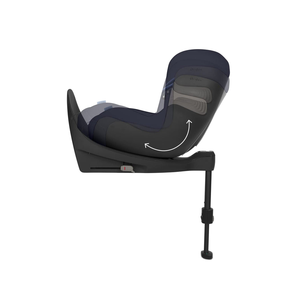 CYBEX Gold Kinder-Autositz Sirona S2 i-Size, Ab ca. 3 Monaten bis 4 Jahren, Max. 18 kg, SensorSafe kompatibel, Granite Black