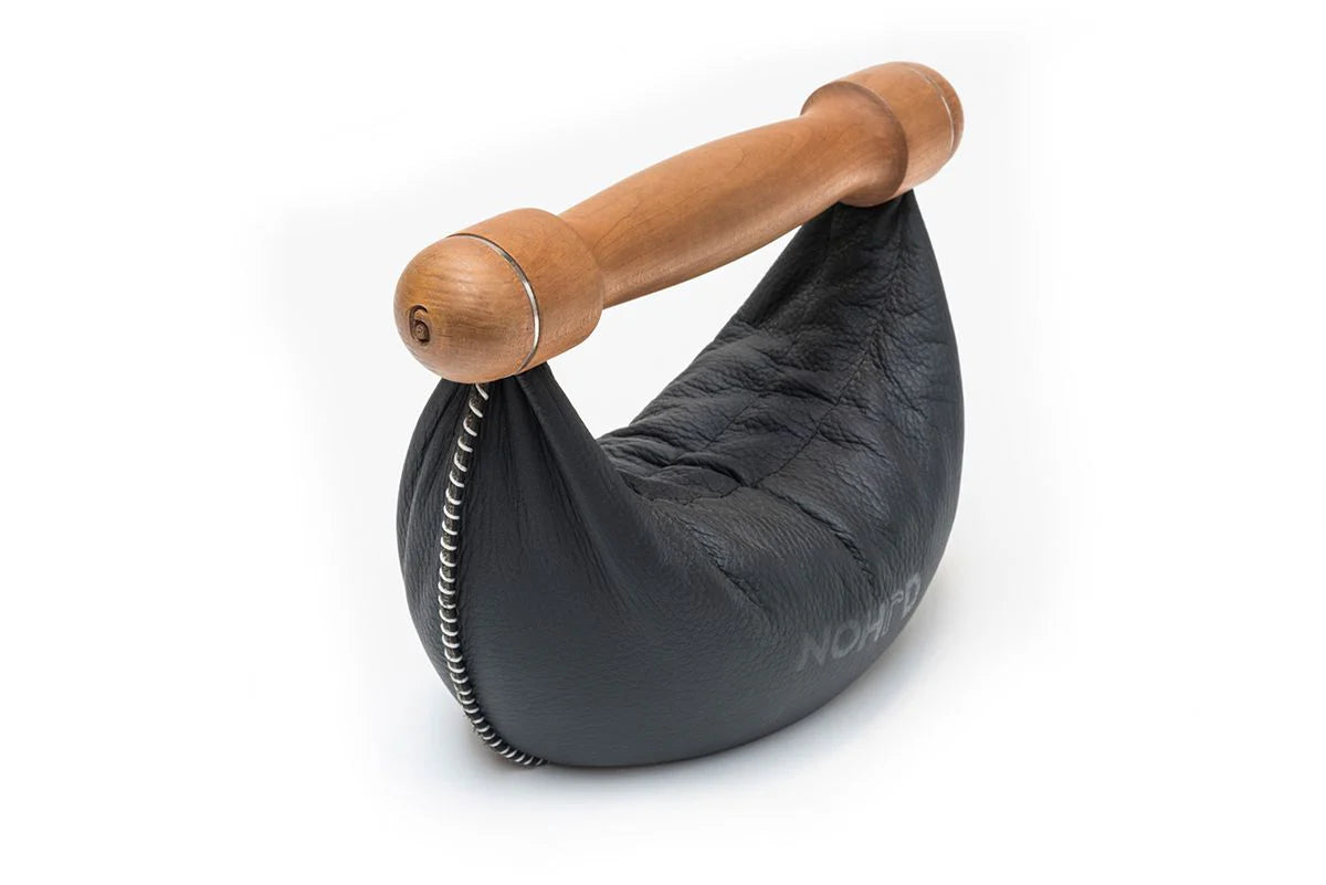 Manubri NOHrD Swing Ciliegio/Pelle Nera Coppia di Manubri