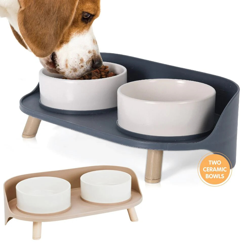 Stazione pappa ergonomica per animali domestici
