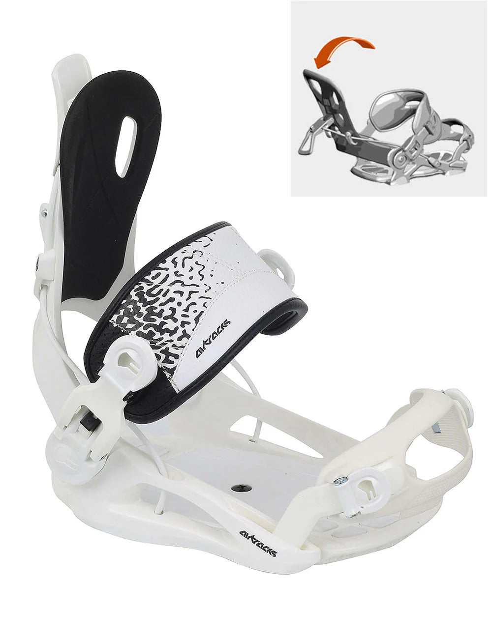 Attacco Snowboard Master W Sistema FASTEC