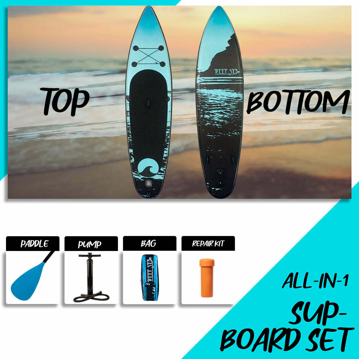Set tavola SUP Deep Sea Flow 300cm