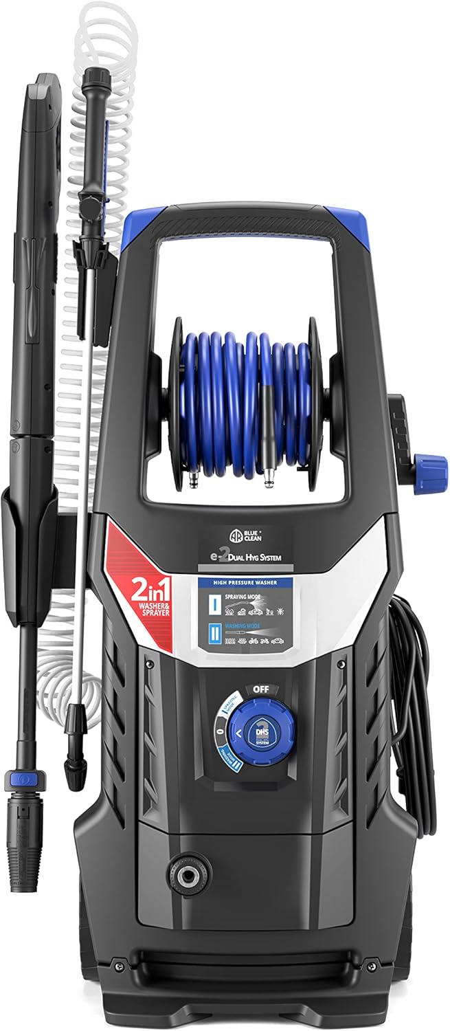 Idropulitrice AR Blue Clean e-1600P con Patio Cleaner e Spazzola Fissa (1600 W, 125 bar, 420 l/h)