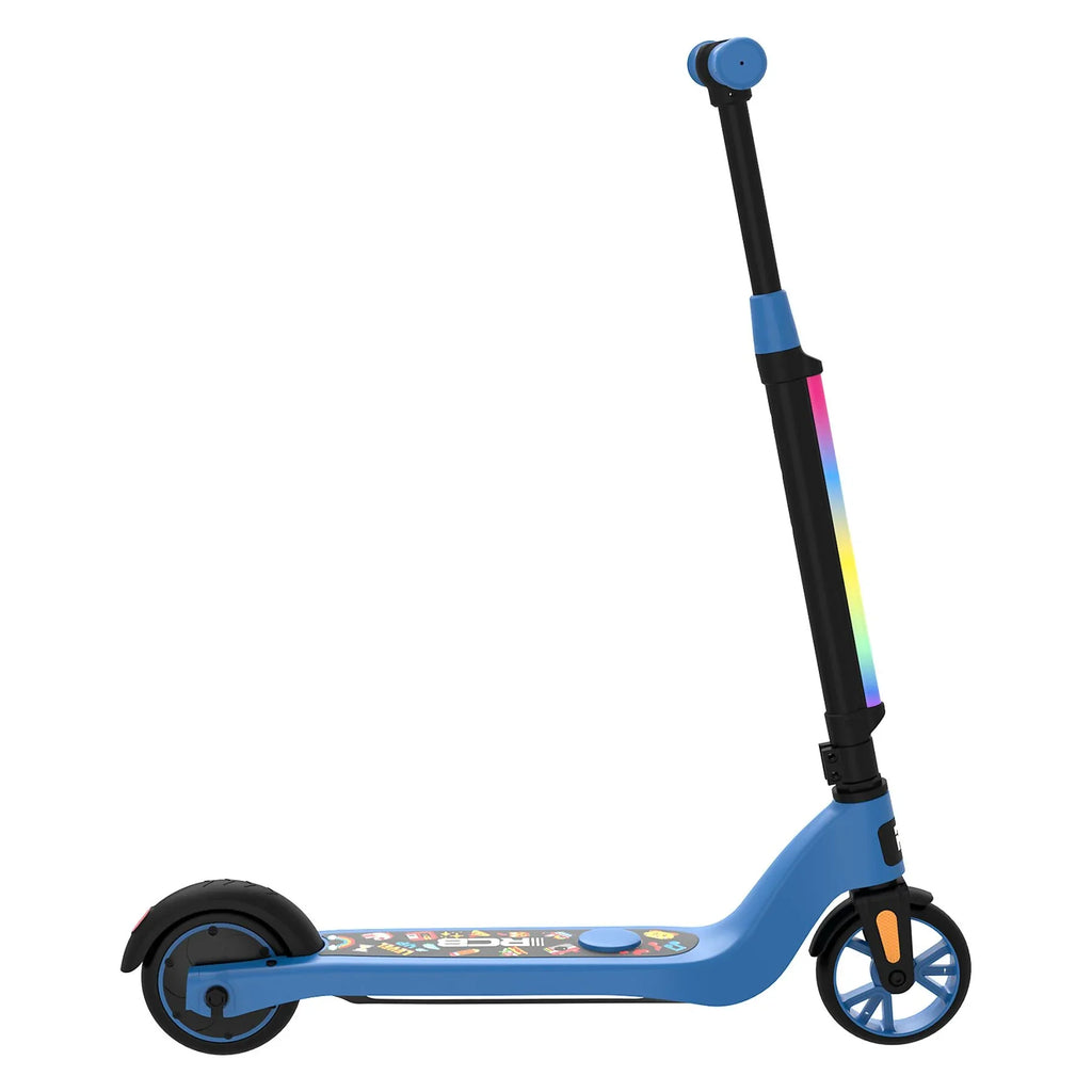 RCB R3X Electric Kid Scooter, 80W Motor, Pink/Blau