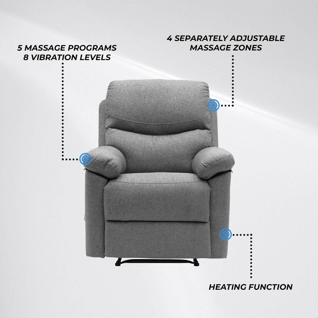 Lykke Massagestoel, grigio
