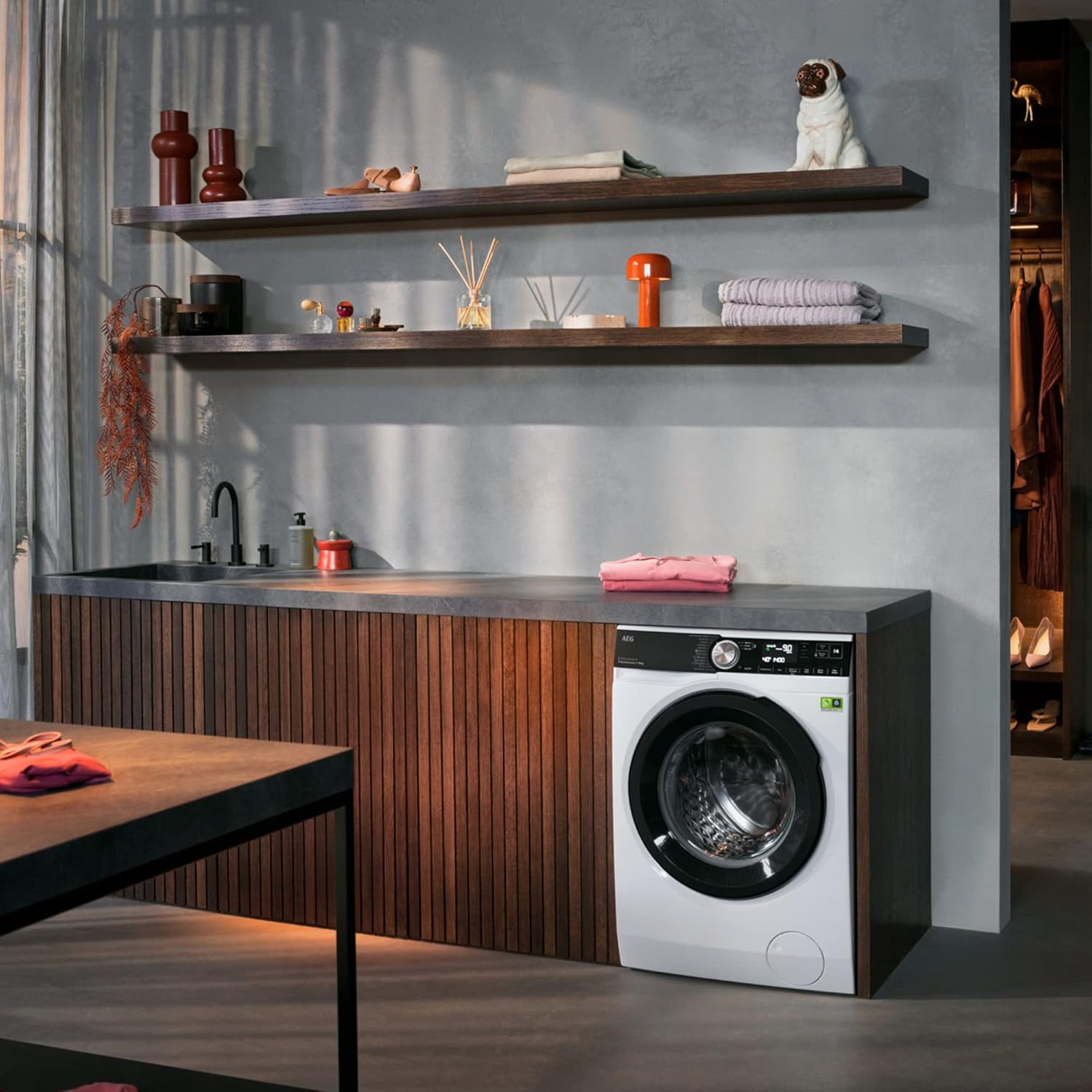 AEG L6AMZ48FL Lavatrice / Serie 6000 con ProSense / Dosaggio automatico / 8,0 kg / 1400 giri/min