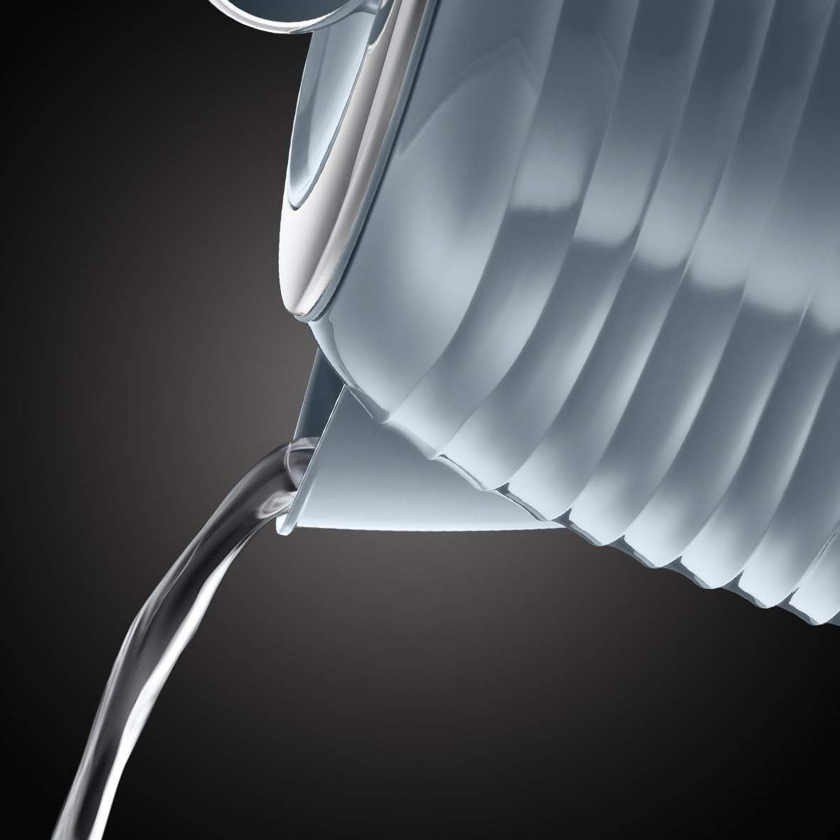 Russell Hobbs Inspire Grey Colazione Set Tostapane, Bollitore e Macchina da Caffè