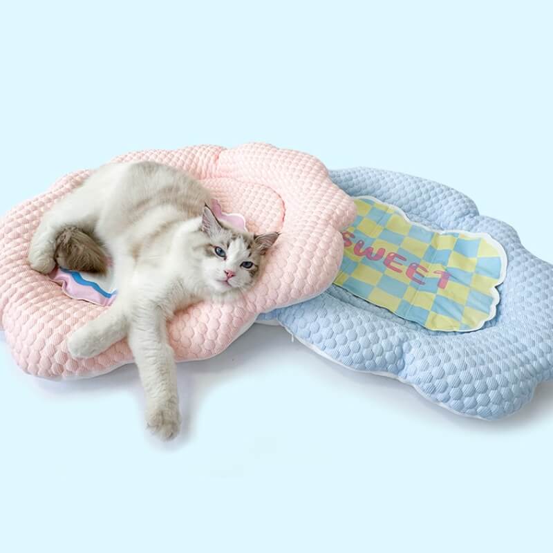 CoolKitty - Kühles Katzenbett mit Ice Mat für heie Tage