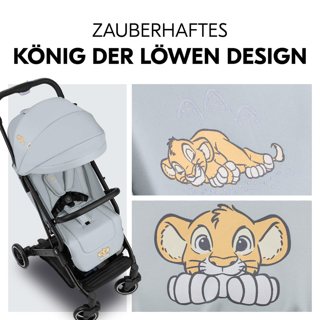 hauck Passeggino leggero Travel N Care per bambini dalla nascita fino a 22 kg con funzione reclinabile, ultraleggero - 6,9 kg, chiudibile con una mano, UPF 50+, ruote in EVA, cestino fino a 3 kg (Dark Olive)