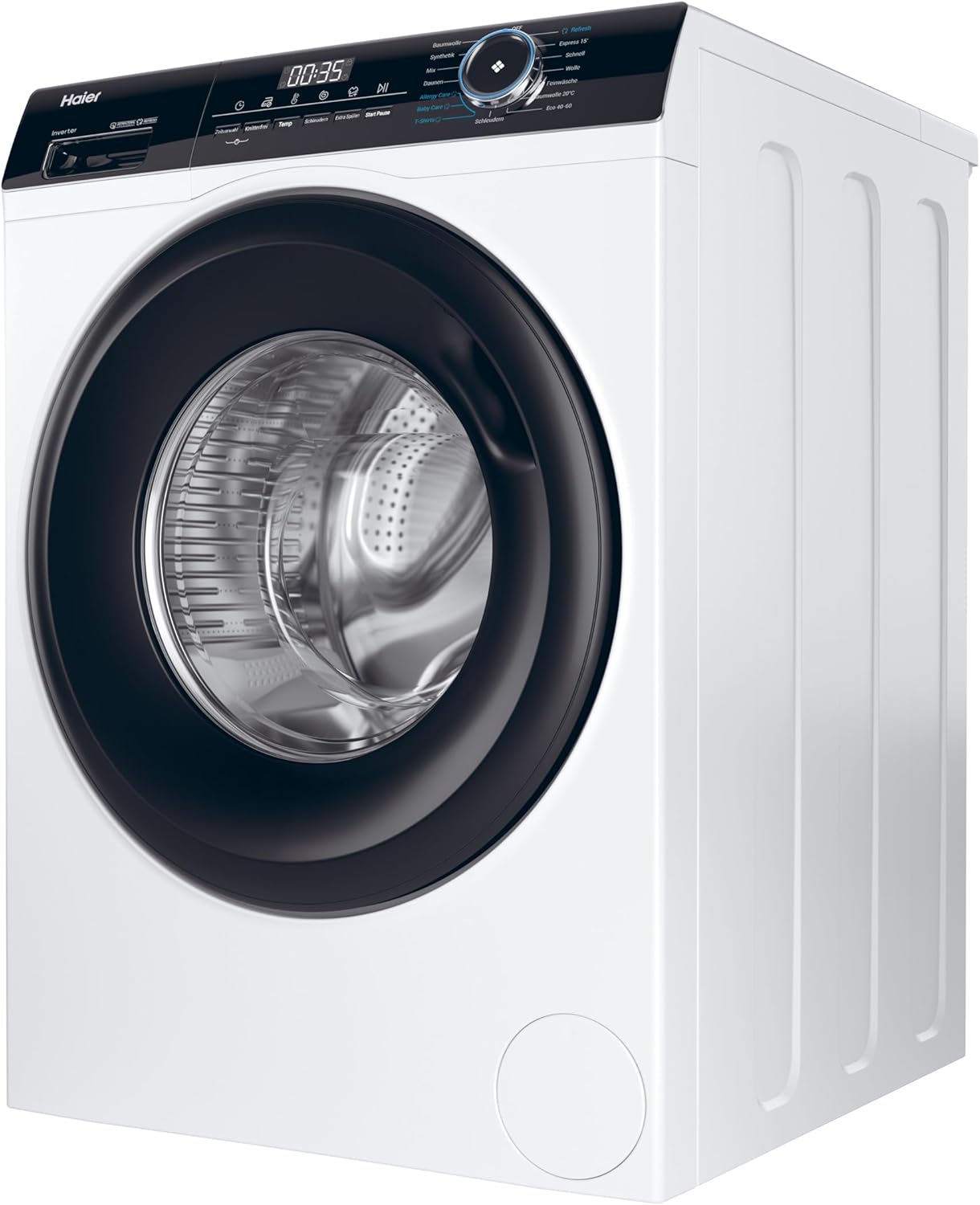 Haier I-PRO SERIE 7 HW80-B14979 Waschmaschine / 8 kg / A - beste Effizienz / Direct Motion Motor - absolut leise / XL-Trommel / Refresh-Dampfprogramm / Vollwasserschutz / ABT