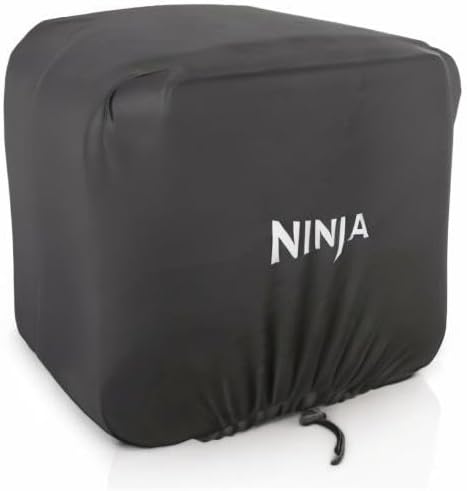 Ninja Woodfire verstellbarer Ständer und Beistelltisch, Außenofen- und Grillständer, robuster Outdoor-Kochtisch und Pizzaofenständer, Schwarz 4718J800EUUK
