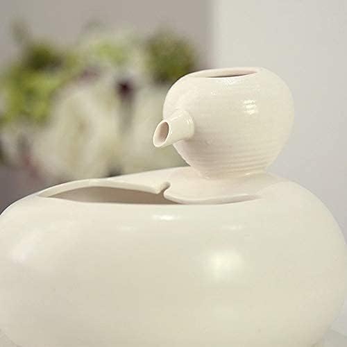 ALEjon Tragbarer Trinkbrunnen aus Keramik für Haustiere – automatische Zirkulation und leises, rutschfestes Design – Perfekter Wasserspender für Katzen und Hunde, 1,5 l, 1,5 l