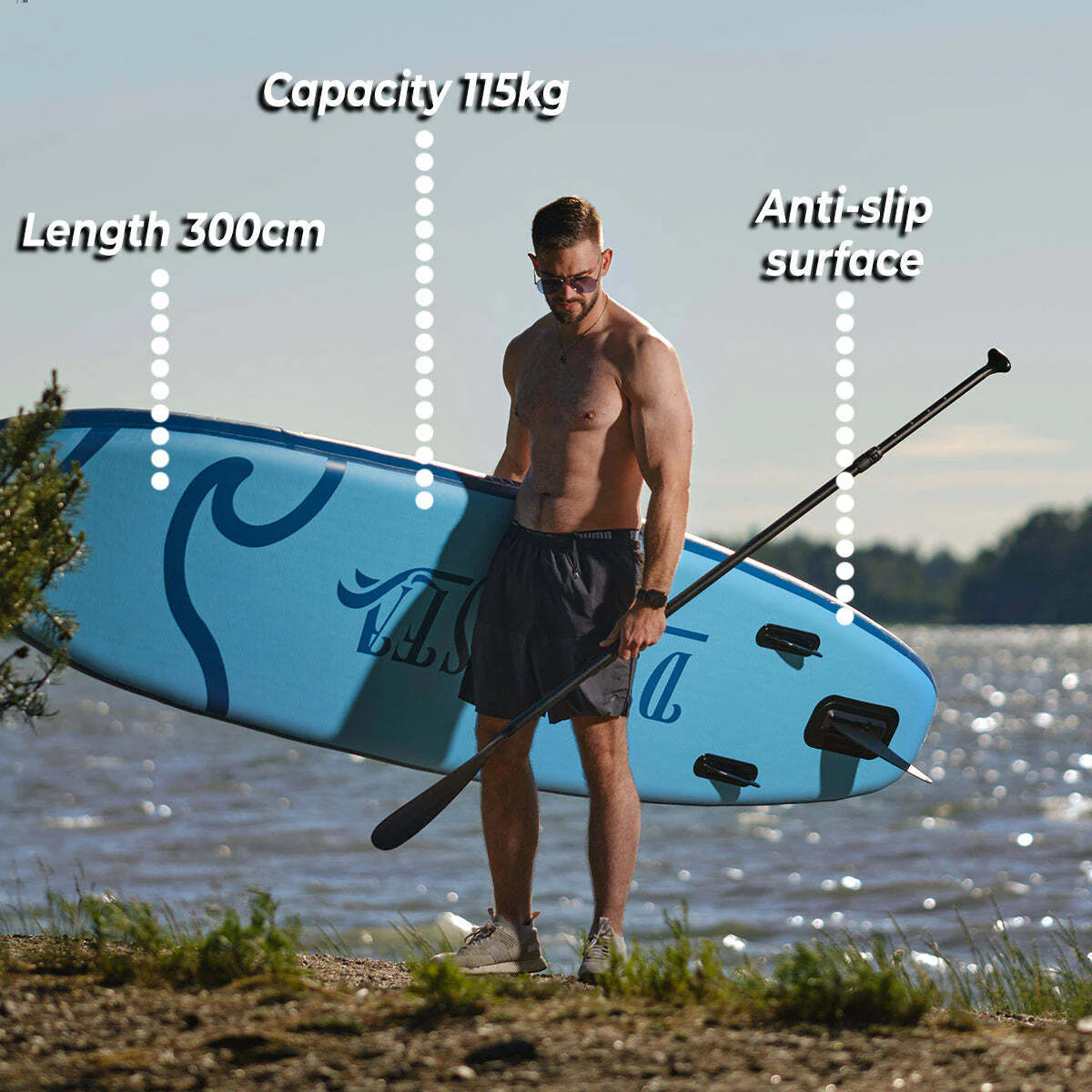 Set SUP Kayak Pro per Acque Profonde