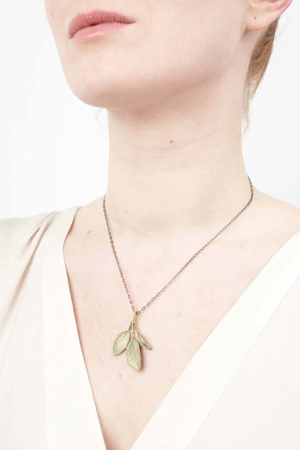 Piccole erbe - Salvia - Collana con pendente