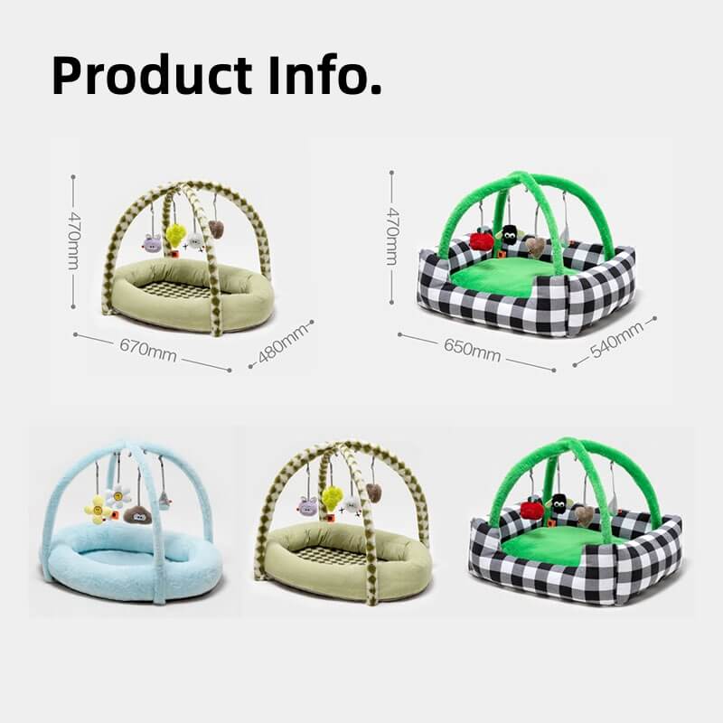 KatzenTraum – Vielseitiges Katzenbett und Spielmatte für ultimativen Komfort und Spa