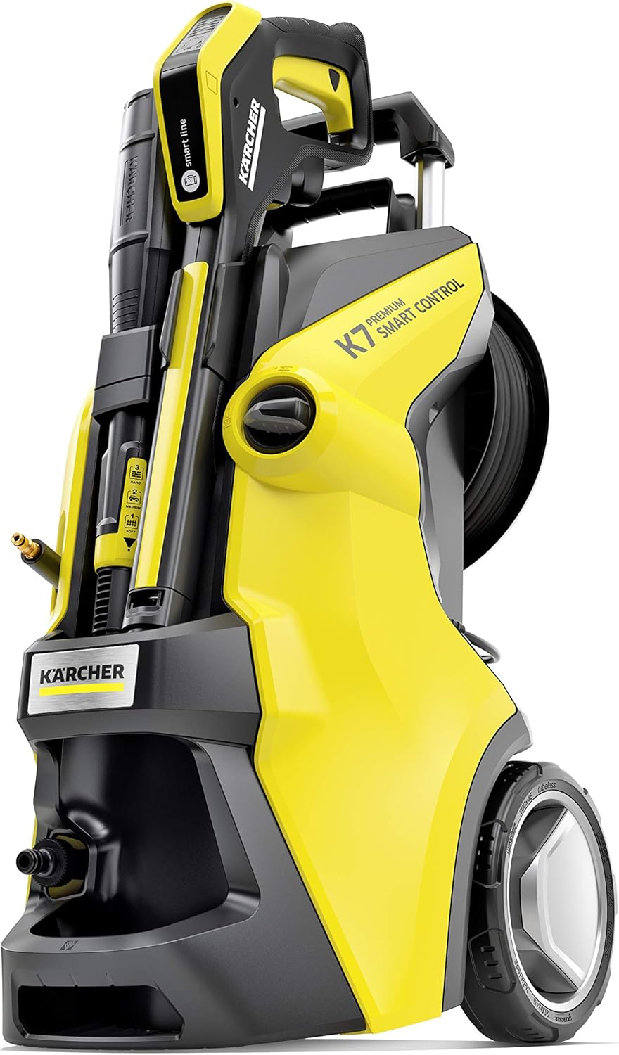 Idropulitrice Krcher K 7 Premium Power Home, pressione: 180 bar, portata: 600 l/h, resa oraria: 60 m/h, potenza: 3.000 W, avvolgitubo, con pistola, ugello rotante, lancia VarioPower