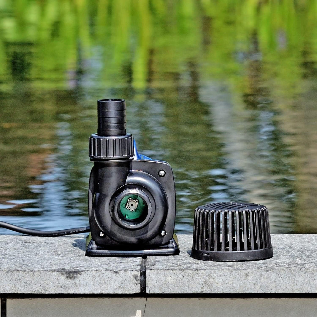 AquaForte DM-5.000 pompe per laghetto/filtro, 40 Watt, portata massima di 5 m3 all'ora, prevalenza massima di 3.5 metri, lunghezza del cavo 10 metri, adatta per corsi d'acqua, cascate e filtri