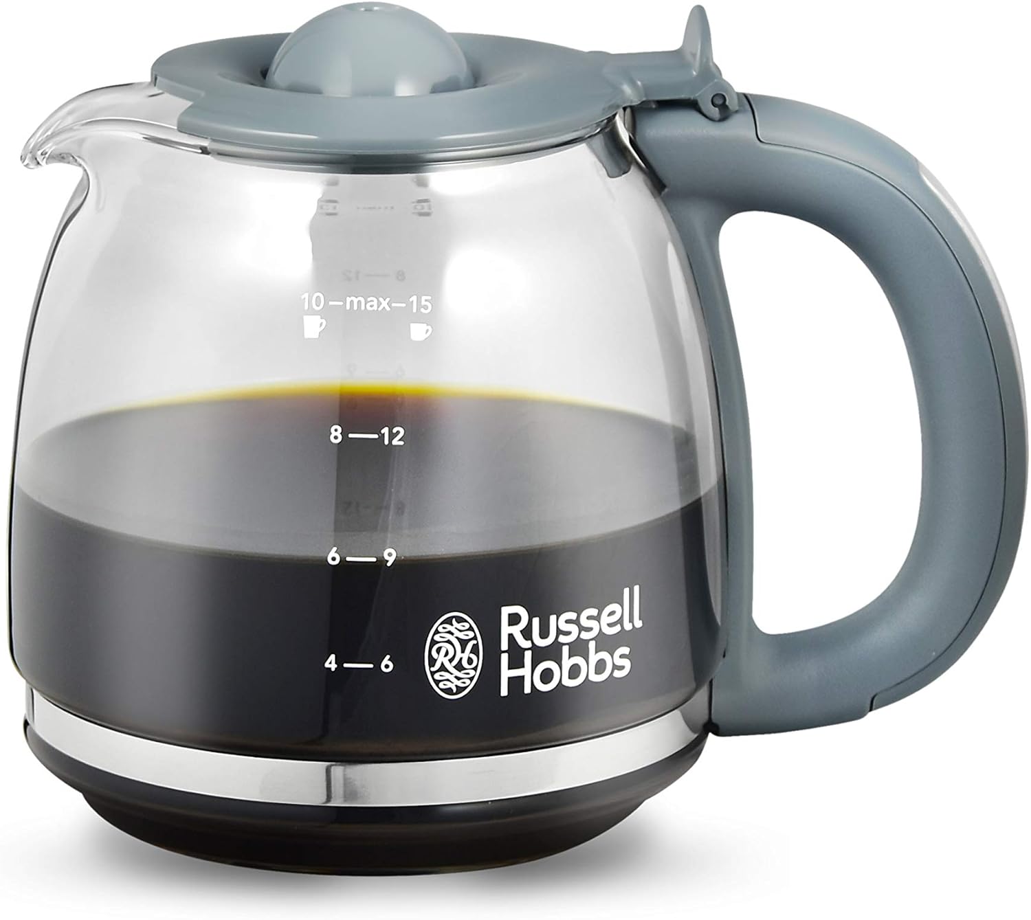 Russell Hobbs Inspire Grey Colazione Set Tostapane, Bollitore e Macchina da Caffè