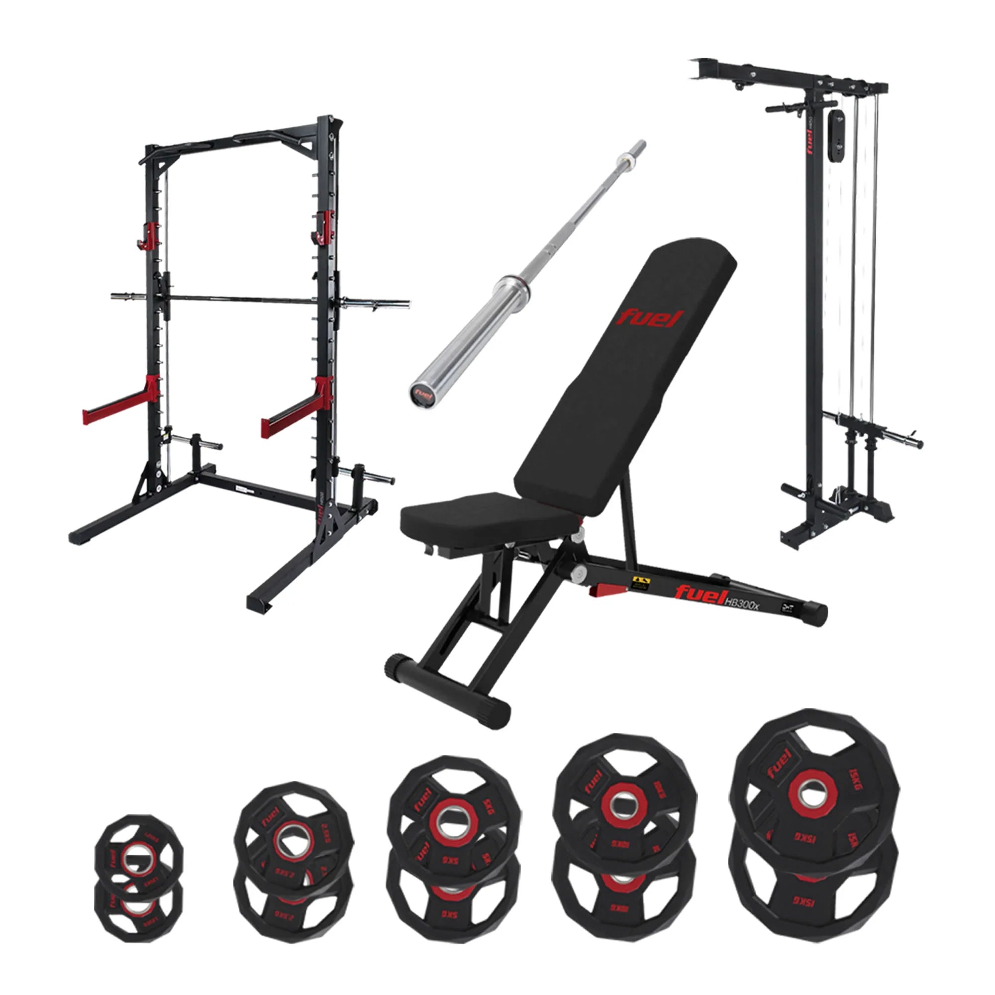 FUEL Fitness Multipresse HR500 Pacchetto Ultimate