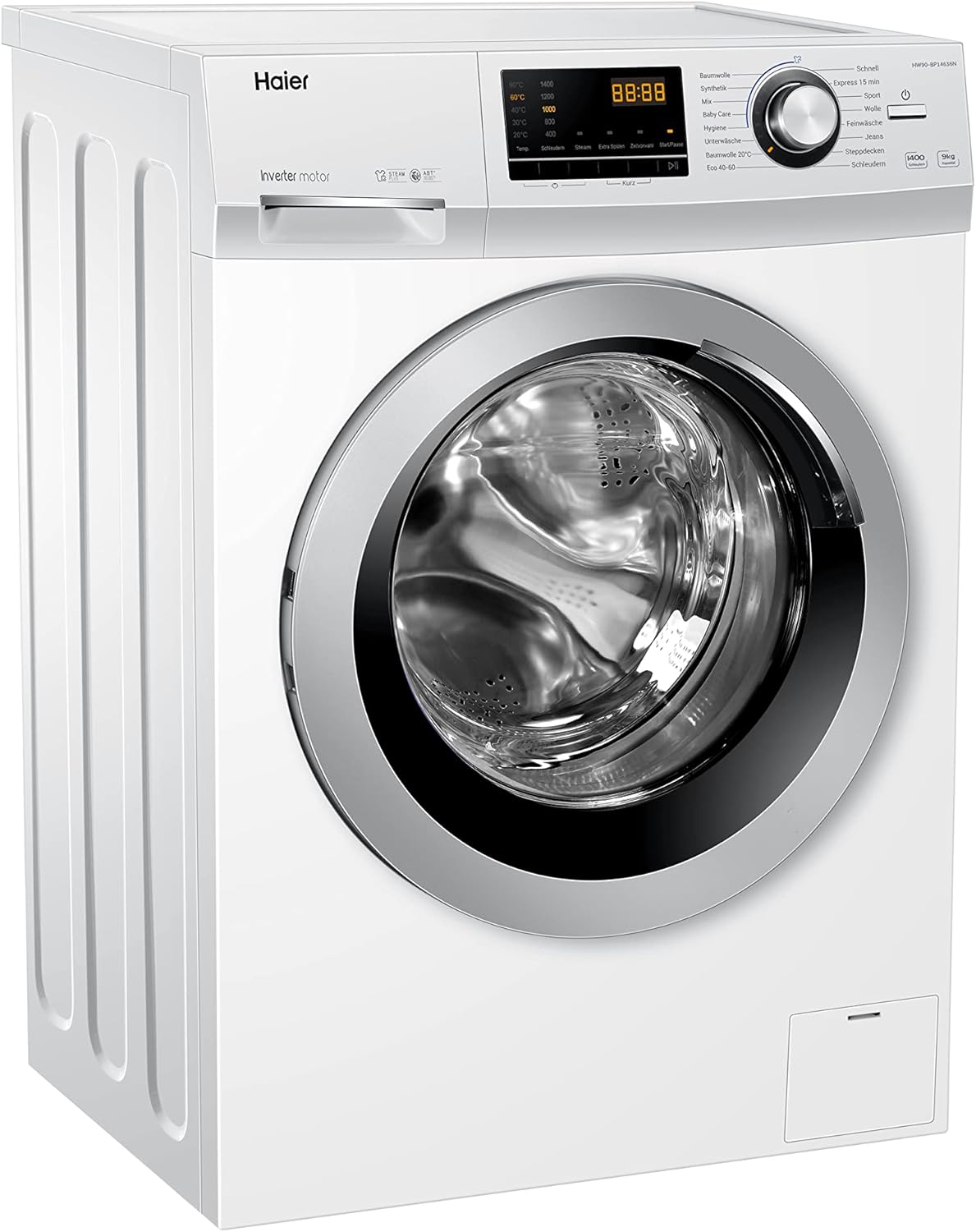 Haier HW100-BP14636N Lavatrice / 10 kg / A - massima efficienza / Motore Inverter / Funzione vapore / Protezione totale dall'acqua / Programma Eco 40-60