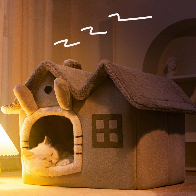 CatComfort – Lussuosa cuccia semiaperta per gatti, per il massimo del comfort e delle coccole
