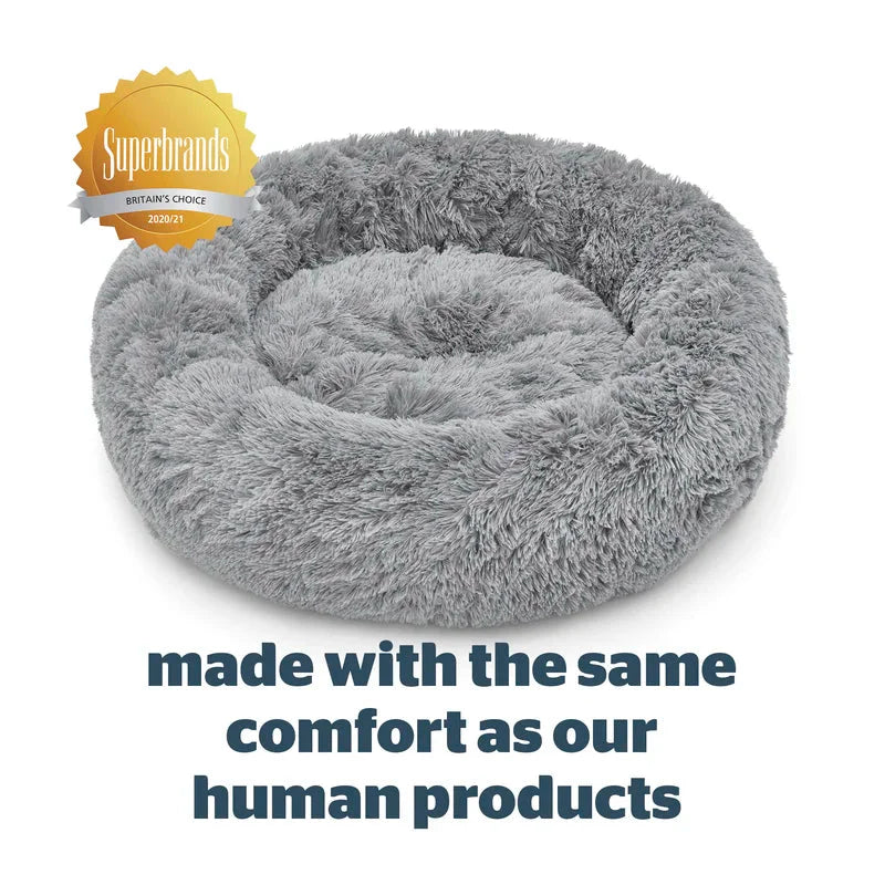 Comfort rilassante: Lettino per animali domestici a forma di ciambella per un sonno riposante
