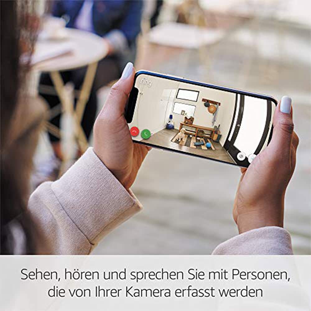 Ring Außenkamera Solar (Stick Up Cam) | Überwachungskamera aussen mit Solarpanel, 1080p-HD-Video, WLAN, witterungsbeständig, geeignet für Haus & Grundstück | 4 Kameras