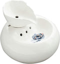 ALEjon Fontana d'Acqua Potabile in Ceramica Portatile per Gatti – Distributore Automatico di Acqua Circolante per Animali Domestici per Gatti e Cani – Fontana per Bere Sana e Igienica con Pompa Silenziosa