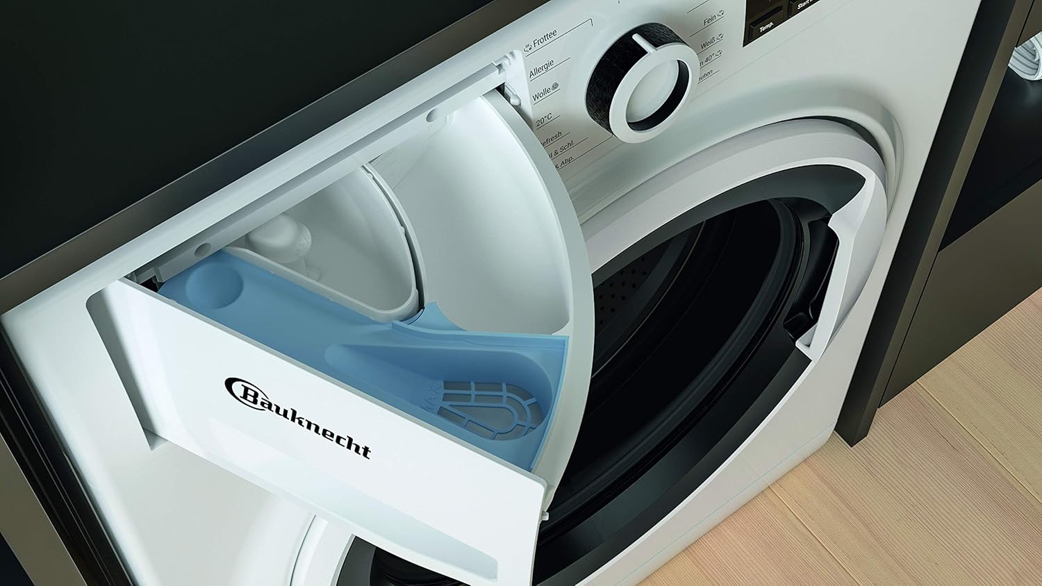 Bauknecht W Active 8A Lavatrice a carica frontale/ 8kg/ potente rimozione delle macchie/ programmi a vapore/ opzione Steam Hygiene/ classe di efficienza energetica A/ funzione Stop&Add/ motore ProSilent [Classe energetica A]