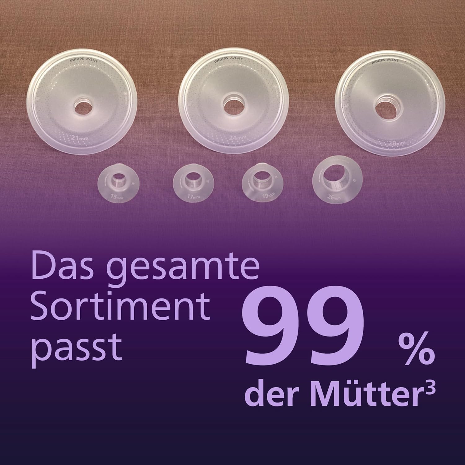 Philips Avent Set di base per tiralatte a mani libere, motore di livello ospedaliero, riproduce il ritmo di suzione del bambino, fino a 85 cicli al minuto, modello SCD553/11