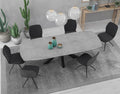 Tavolo da pranzo Akante, tavolo in ceramica, tavolo allungabile Phnix, 200/260 x 100 cm
