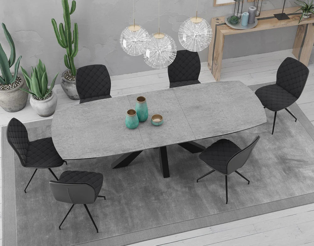 Tavolo da pranzo Akante, tavolo in ceramica, tavolo allungabile Phnix, 200/260 x 100 cm