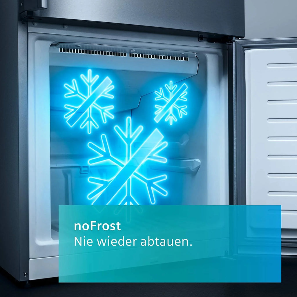Siemens GS54NAWCV iQ500 Congelatore, 176 x 70 cm, 327 L, noFrost mai più sbrinamento, bigBox spazio per alimenti grandi, varioZone ripiani in vetro e cassetti flessibili, Bianco