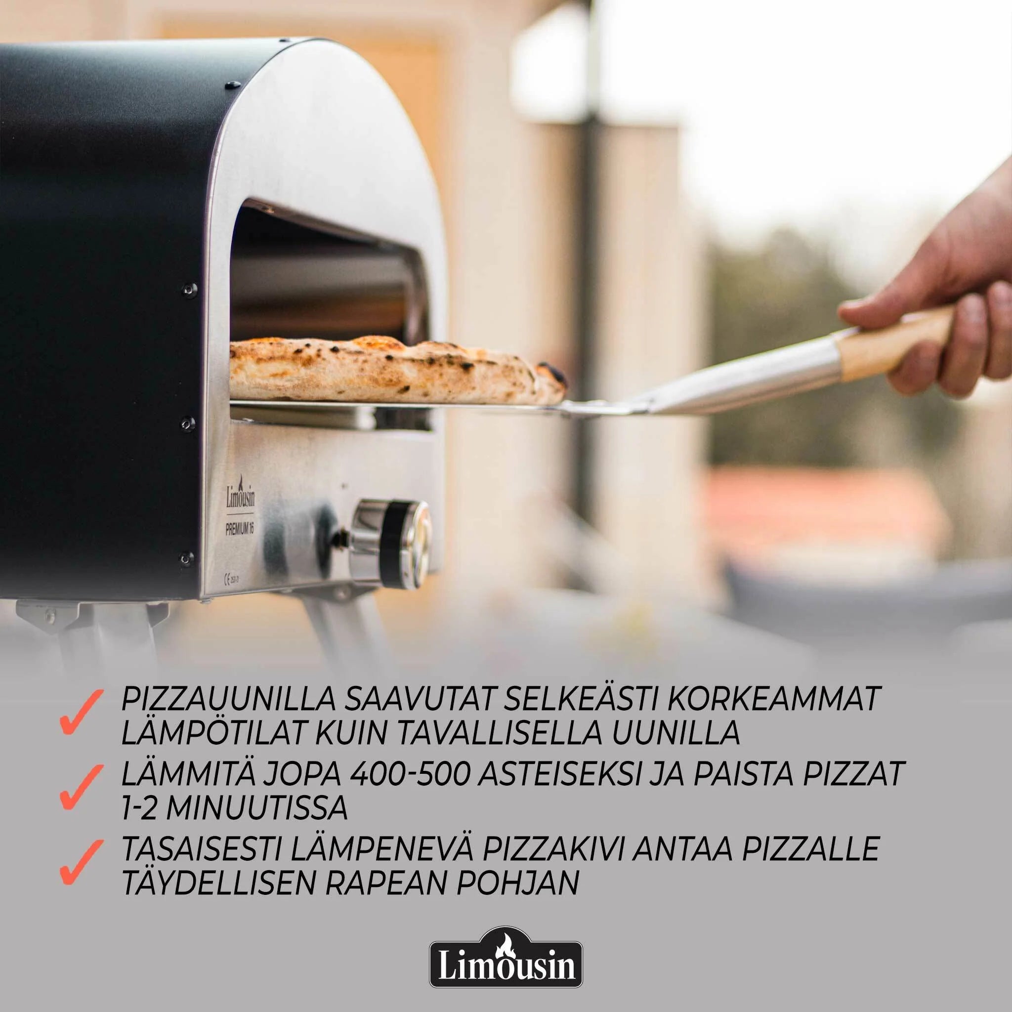 Limousin Forno per pizza Premium 16