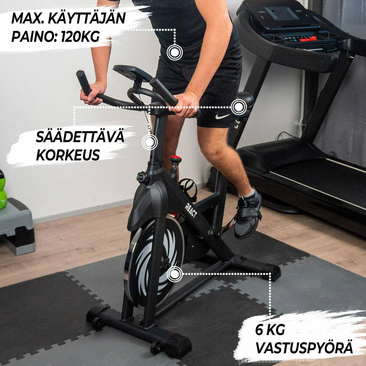 Cyclette React Indoor Cycle 600
