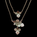 Collana ortensia - Collana doppia con ciondolo