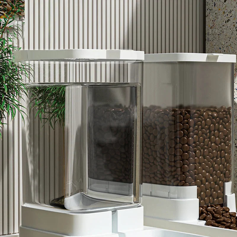 Jasper | Automatischer Futter- und Wasserspender für Haustiere