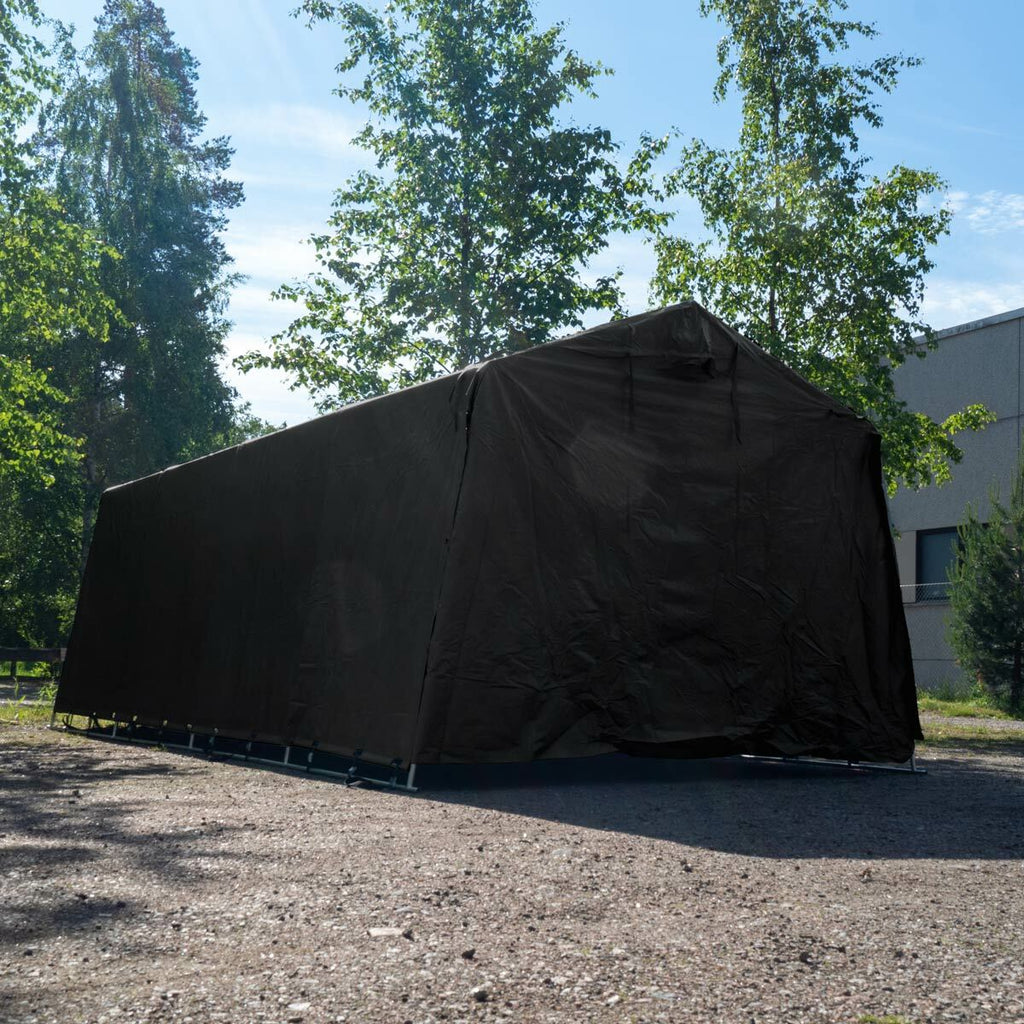 Fornorth Zeltgarage 2x3m, schwarz