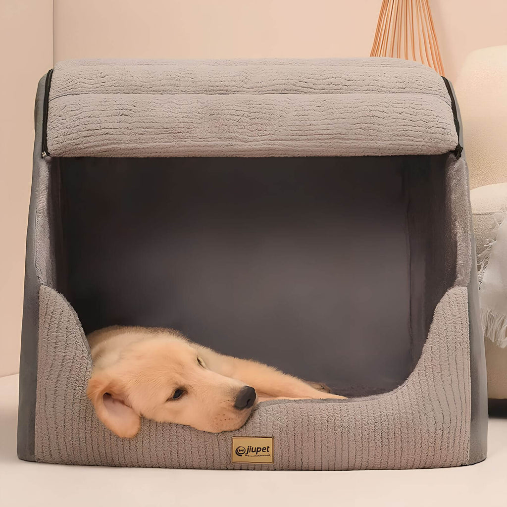 CozyNest – Abnehmbares Hundebett Zelt für Geborgenheit und Komfort