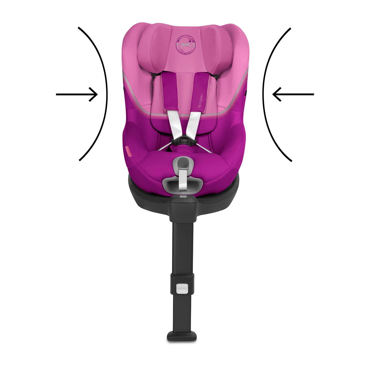 CYBEX Gold Kinder-Autositz Sirona S2 i-Size, Ab ca. 3 Monaten bis 4 Jahren, Max. 18 kg, SensorSafe kompatibel, Granite Black