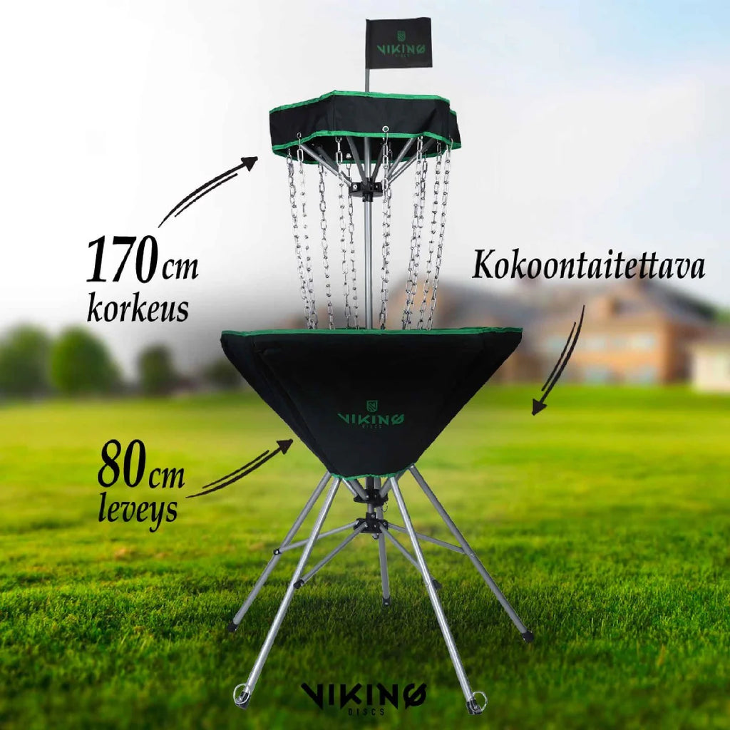 Viking Discs Raid Cesto portatile da disc golf