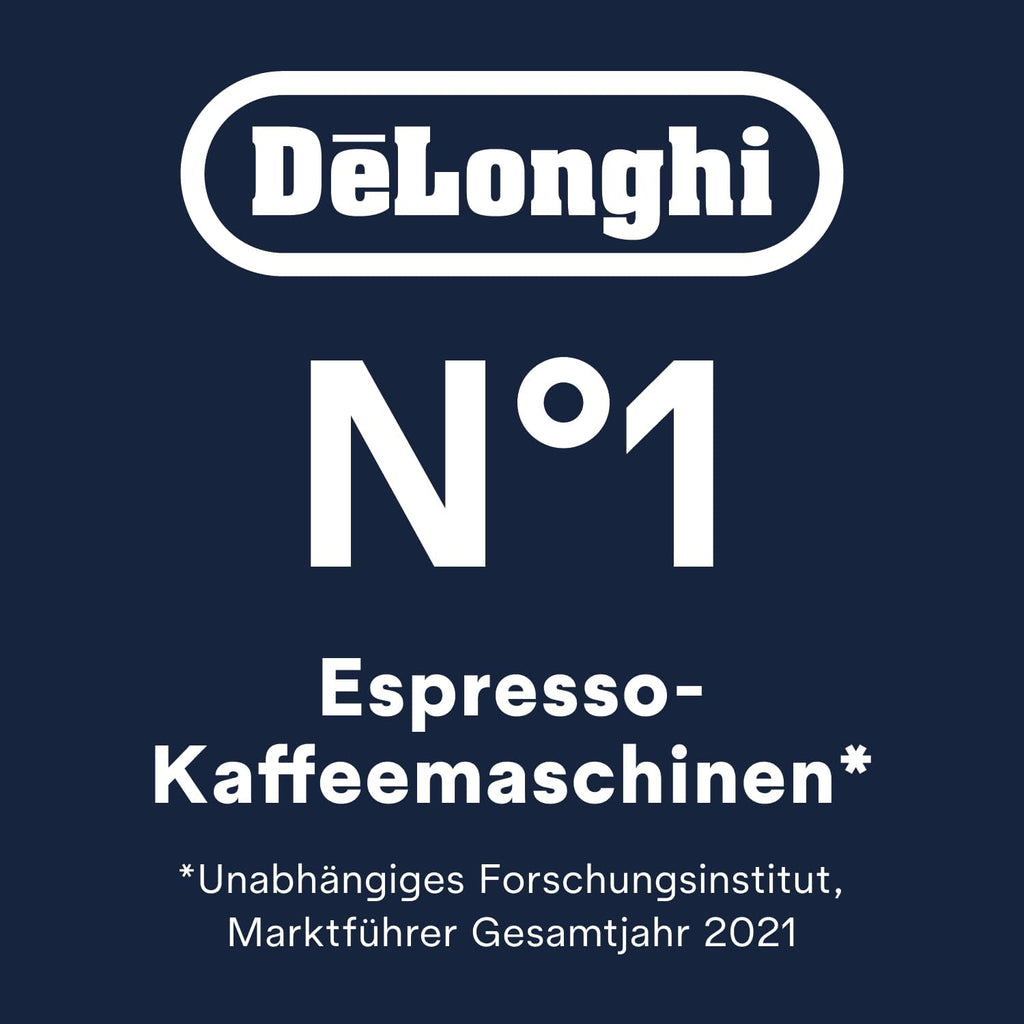 De'Longhi Magnifica Start ECAM222.60.BG, Macchina da Caffè Automatica con Sistema LatteCrema per Cappuccino Automatico, 4 Tasti di Selezione Diretta, Pannello di Controllo Soft-Touch, Funzione x2, 1450W, Nero/Grigio