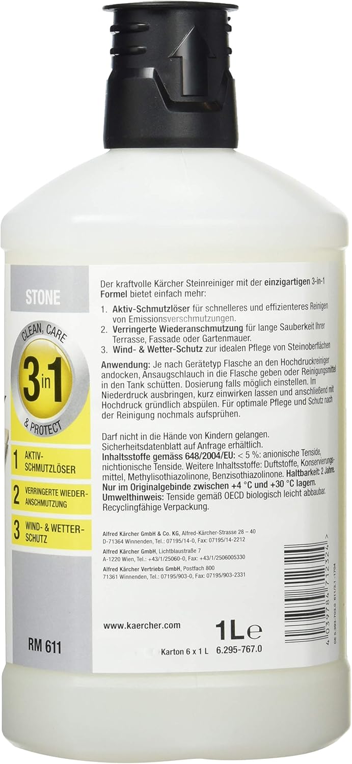Kärcher Pulitore per superfici T-Racer T 7 Plus (protezione antispruzzo, per grandi superfici, due ugelli a getto piatto, impugnatura per lavorare in verticale, ugello Power, ugello di risciacquo)