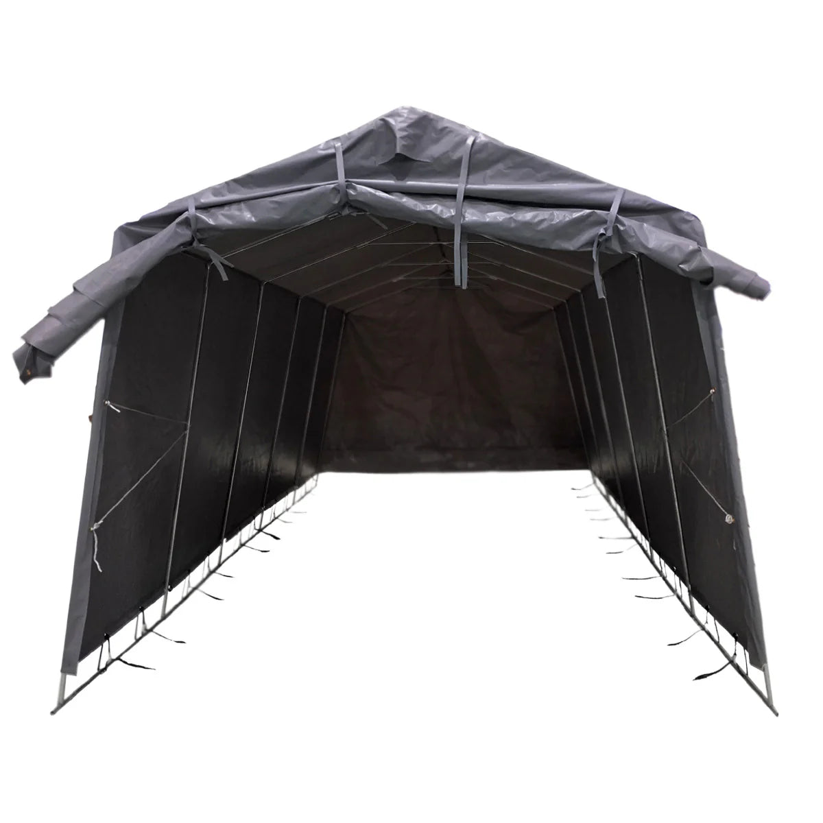Tenda garage Fornorth 2,7x5,1m, grigio scuro