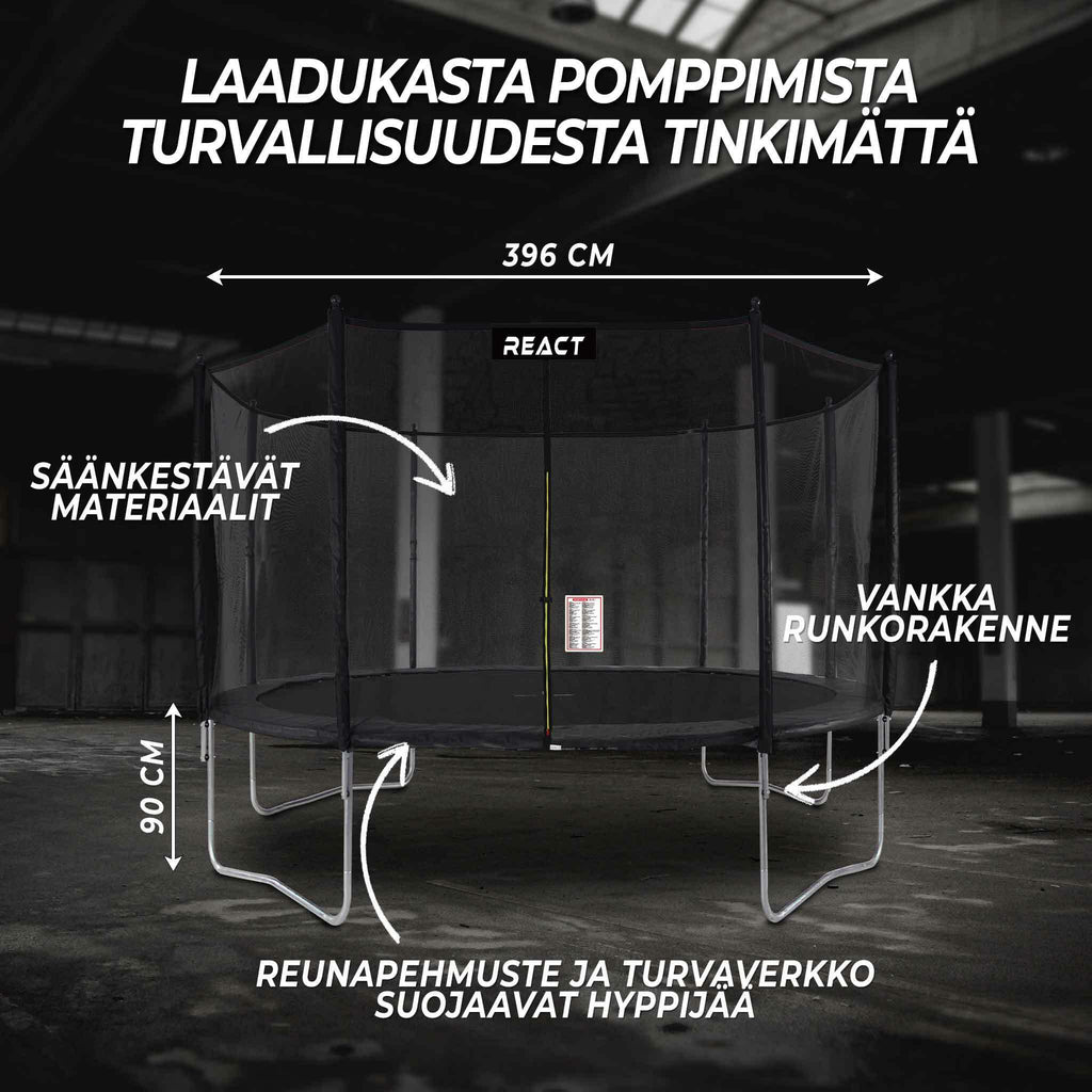 React Trampolin 396 cm / 13 ft