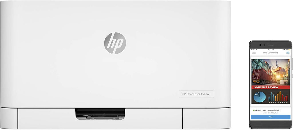 HP Color Laser MFP 179fwg Stampante multifunzione laser a colori, Stampa, Copia, Scansione, Fax, Alimentatore automatico di documenti, Wi-Fi, Ethernet, USB, App HP Smart