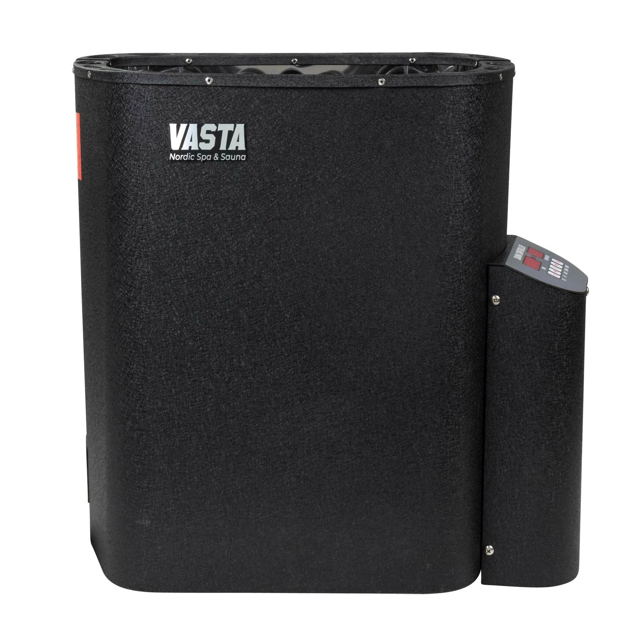 Stufa elettrica per sauna Vasta Blaze 8kW, controllo fisso, 7-12m3, nero