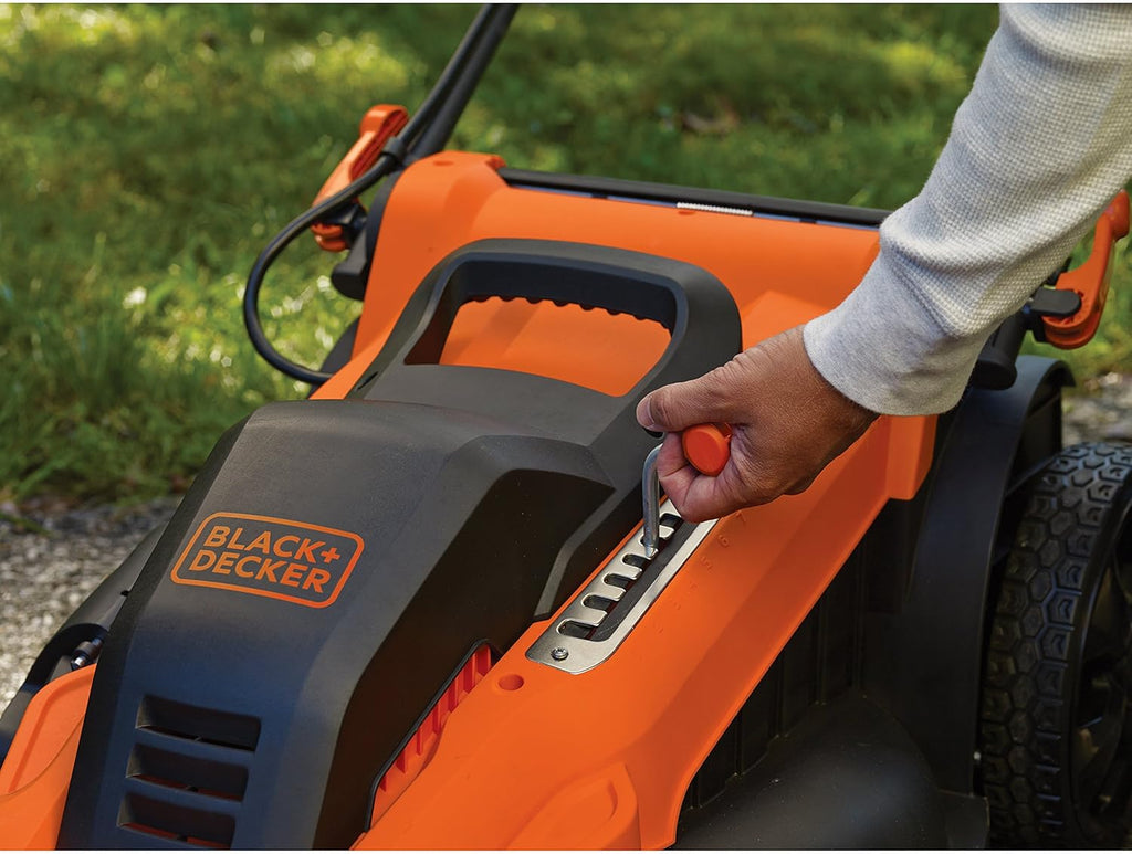 Black+Decker 2000 W Rasaerba elettrico 3in1, larghezza di taglio 48 cm, sacco di raccolta erba 50 L, 1 pezzo, LM2000